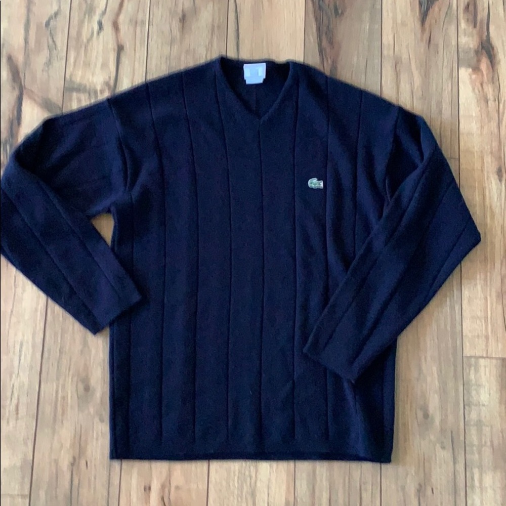 Men’s Navy Lacoste sweater size 4